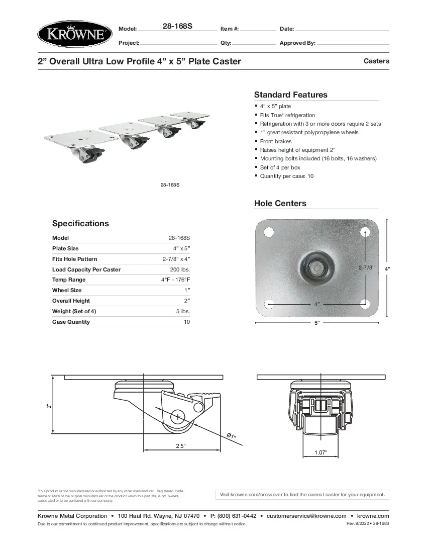 krowne-metal-28-168s-casters-specsheet-260221e2pvq7.pdf