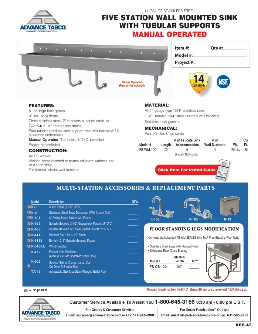 advance-tabco-fs-wm-100-sink-hand-specsheet-2602214bbntr.pdf