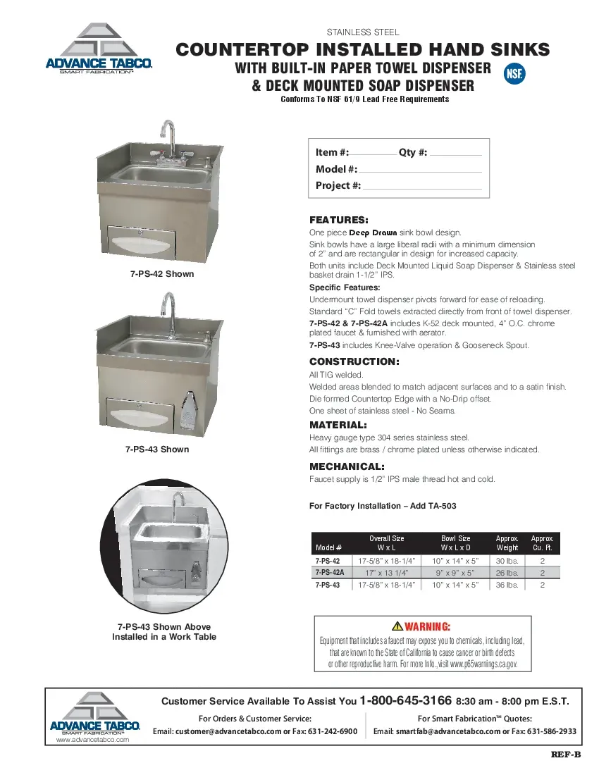 advance-tabco-7-ps-43-sink-hand-specsheet-2602217s05n7.pdf