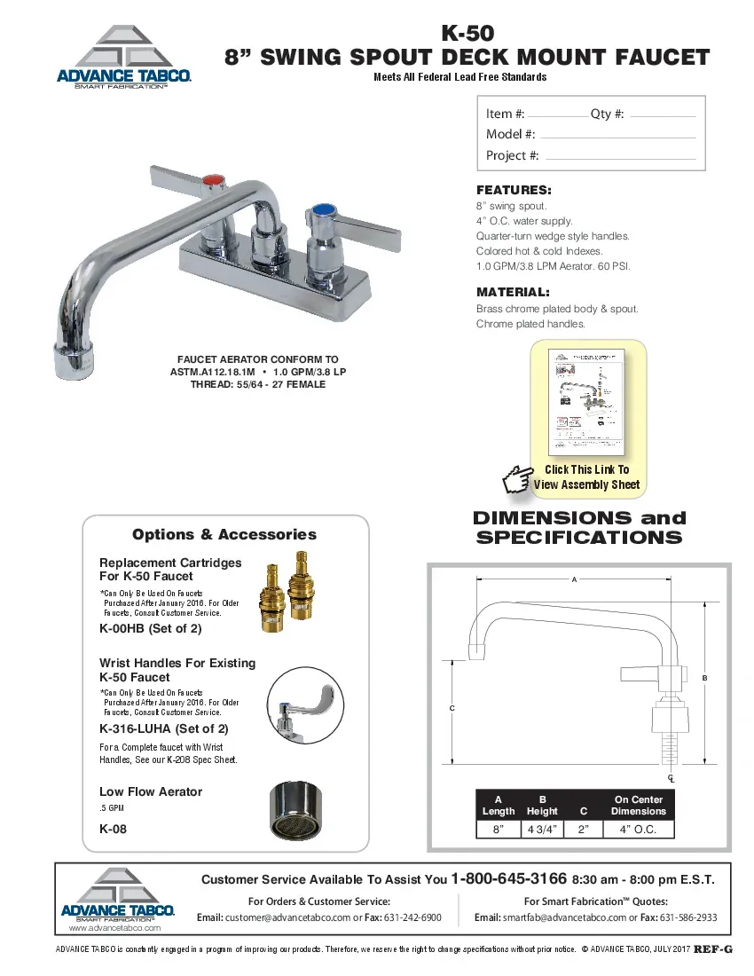 advance-tabco-k-50sp-faucet-spout-nozzle-specsheet-260221hkp0ou.pdf
