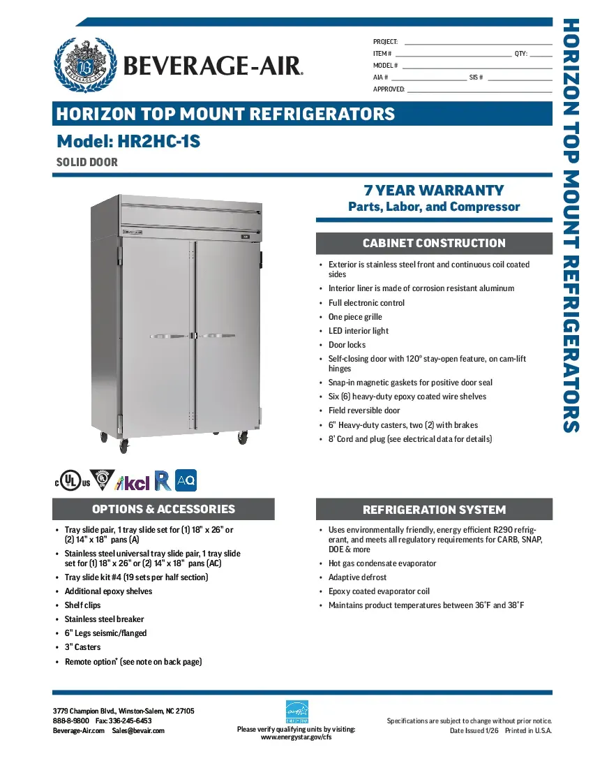 beverage-air-hr2hc-1s-refrigerator-reach-in-specsheet-26022131ptxl.pdf
