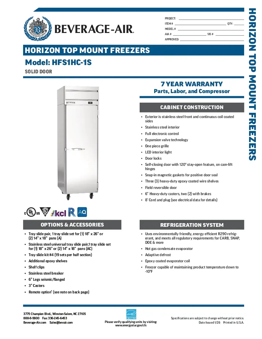 beverage-air-hfs1hc-1s-freezer-reach-in-specsheet-2602218xiswa.pdf