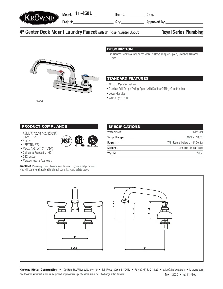 krowne-metal-11-450l-standard-faucet-specsheet-260221vxuz62.pdf