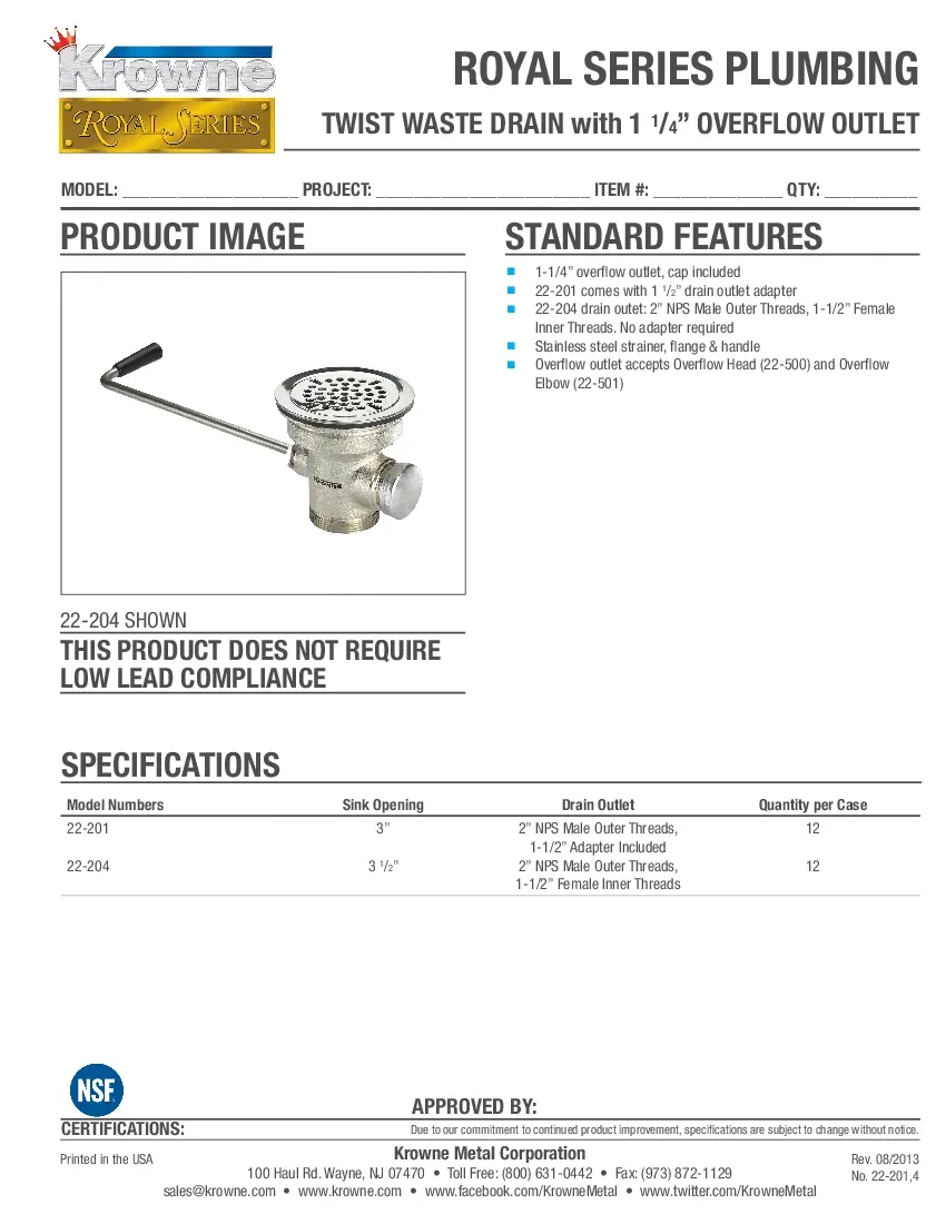 krowne-metal-22-201-plumbing-parts-accessories-specsheet-260221c4fcgo.pdf