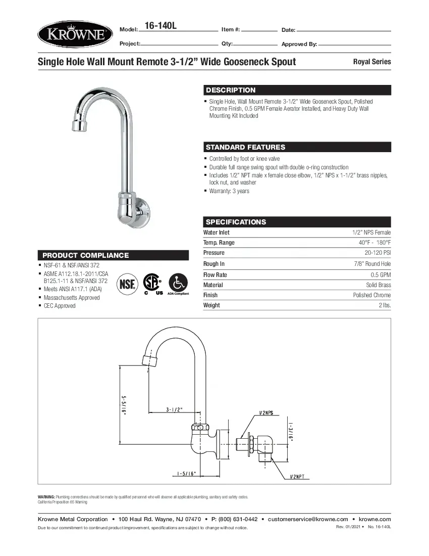krowne-metal-16-140l-gooseneck-faucet-specsheet-260221cz27kt.pdf
