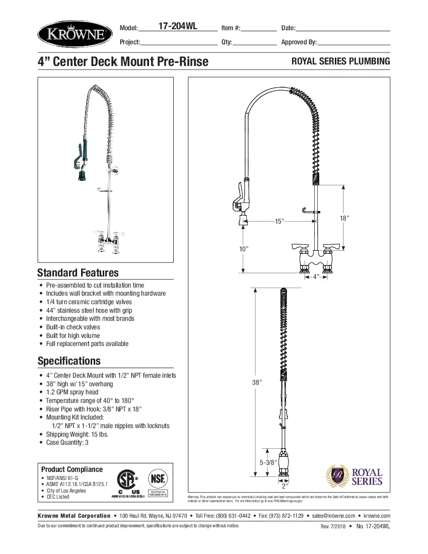 krowne-metal-17-204wl-pre-rinse-faucet-specsheet-260221x9aham.pdf