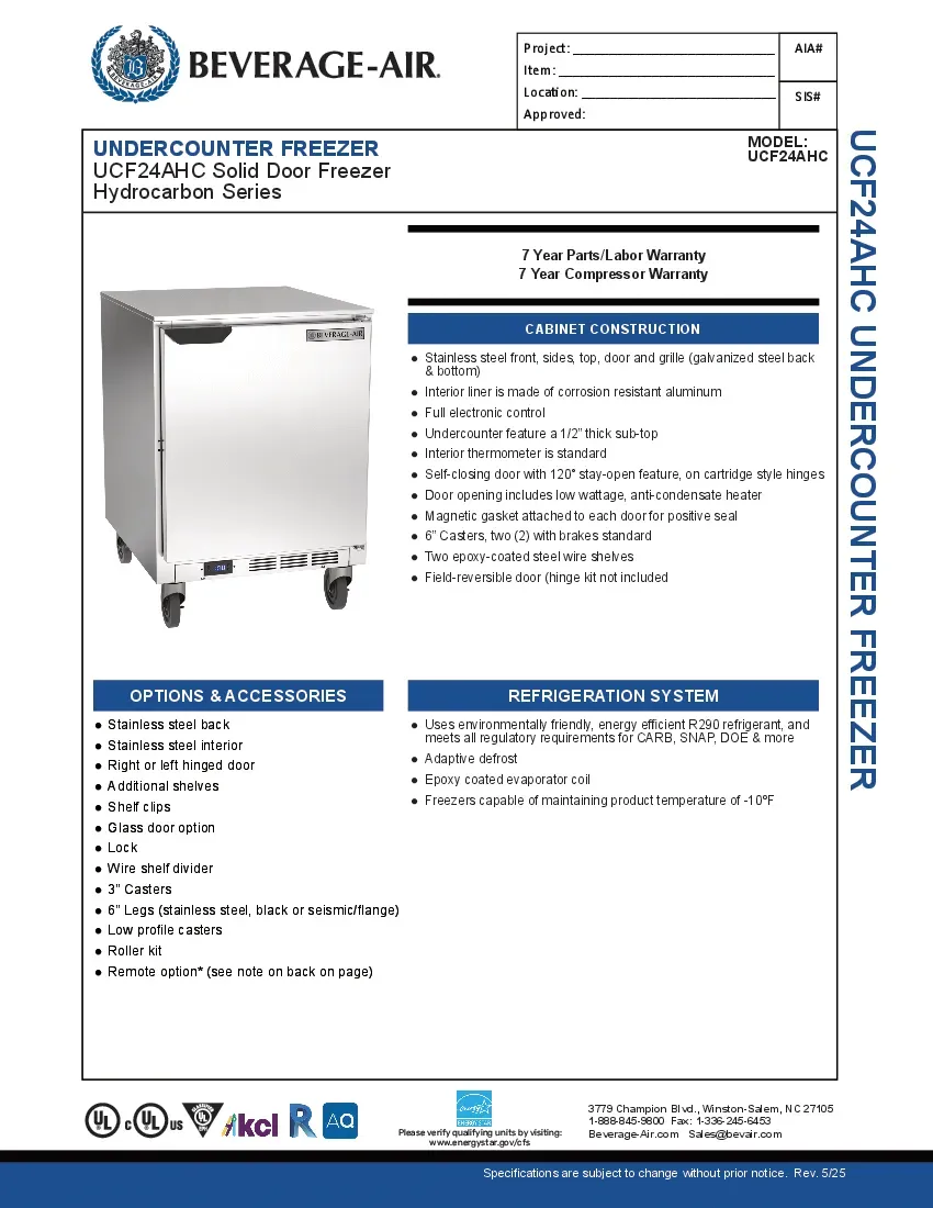beverage-air-ucf24ahc-freezer-undercounter-reach-in-specsheet-260221b6q787.pdf