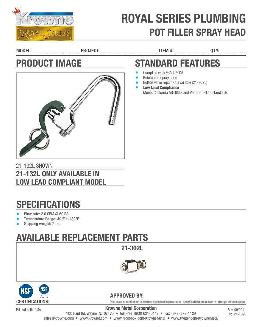 krowne-metal-21-132l-plumbing-parts-accessories-specsheet-260221l4j38q.pdf
