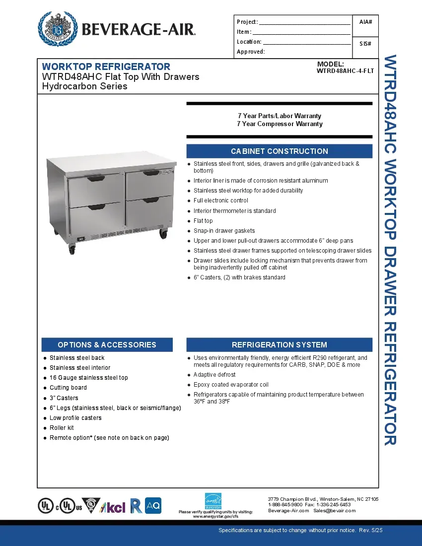 beverage-air-wtrd48ahc-4-flt-refrigerated-counter-work-top-specsheet-26022150vui4.pdf
