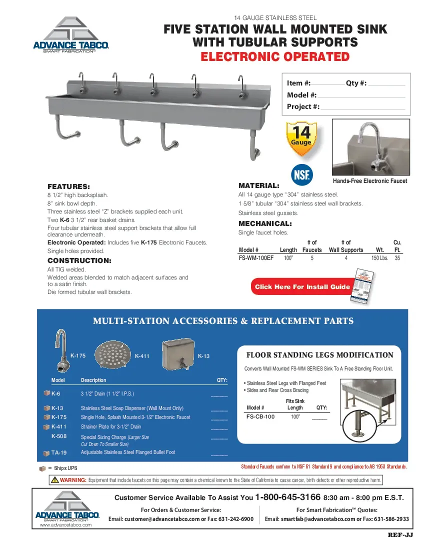 advance-tabco-fs-wm-100ef-sink-hand-specsheet-260221i5d8s0.pdf