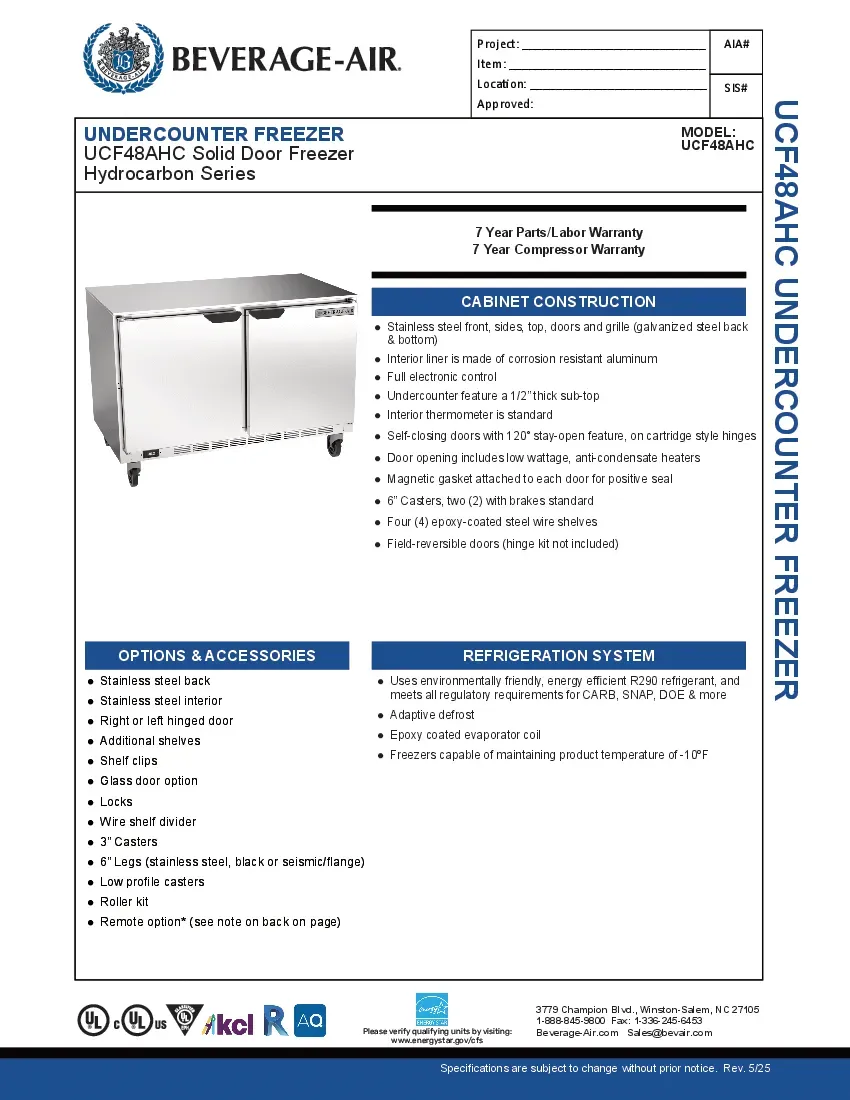 beverage-air-ucf48ahc-freezer-undercounter-reach-in-specsheet-260221npnehj.pdf