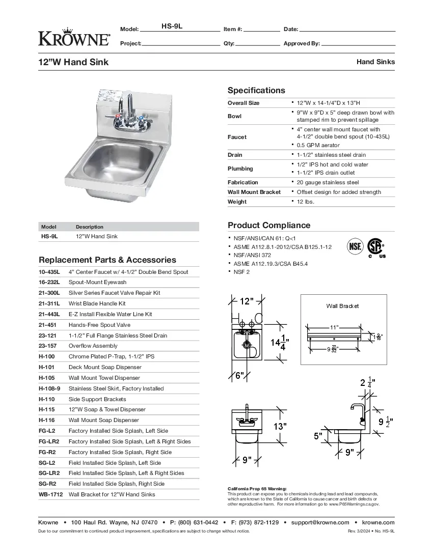 krowne-metal-hs-9l-hand-sinks-specsheet-260221z6260p.pdf