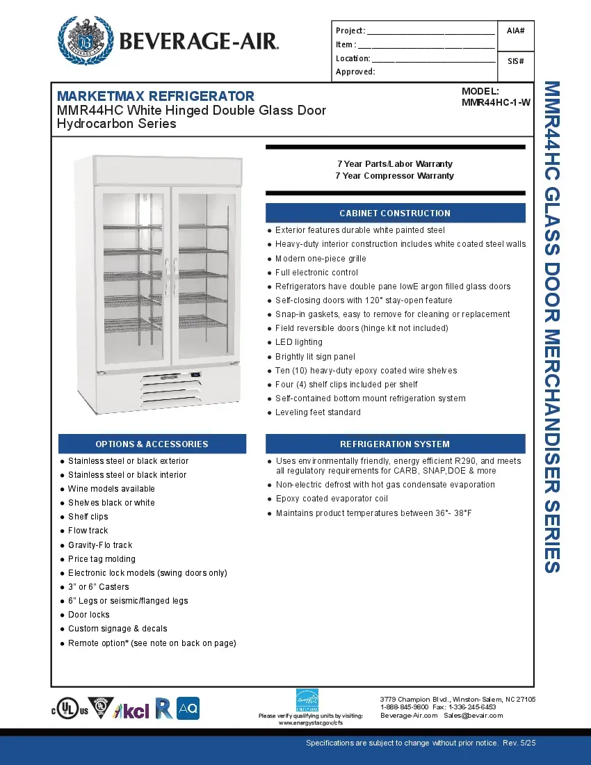 beverage-air-mmr44hc-1-w-refrigerator-merchandiser-specsheet-2602215prj6a.pdf