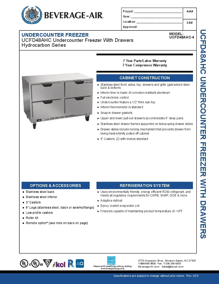 beverage-air-ucfd48ahc-4-freezer-undercounter-reach-in-specsheet-26022199yna1.pdf