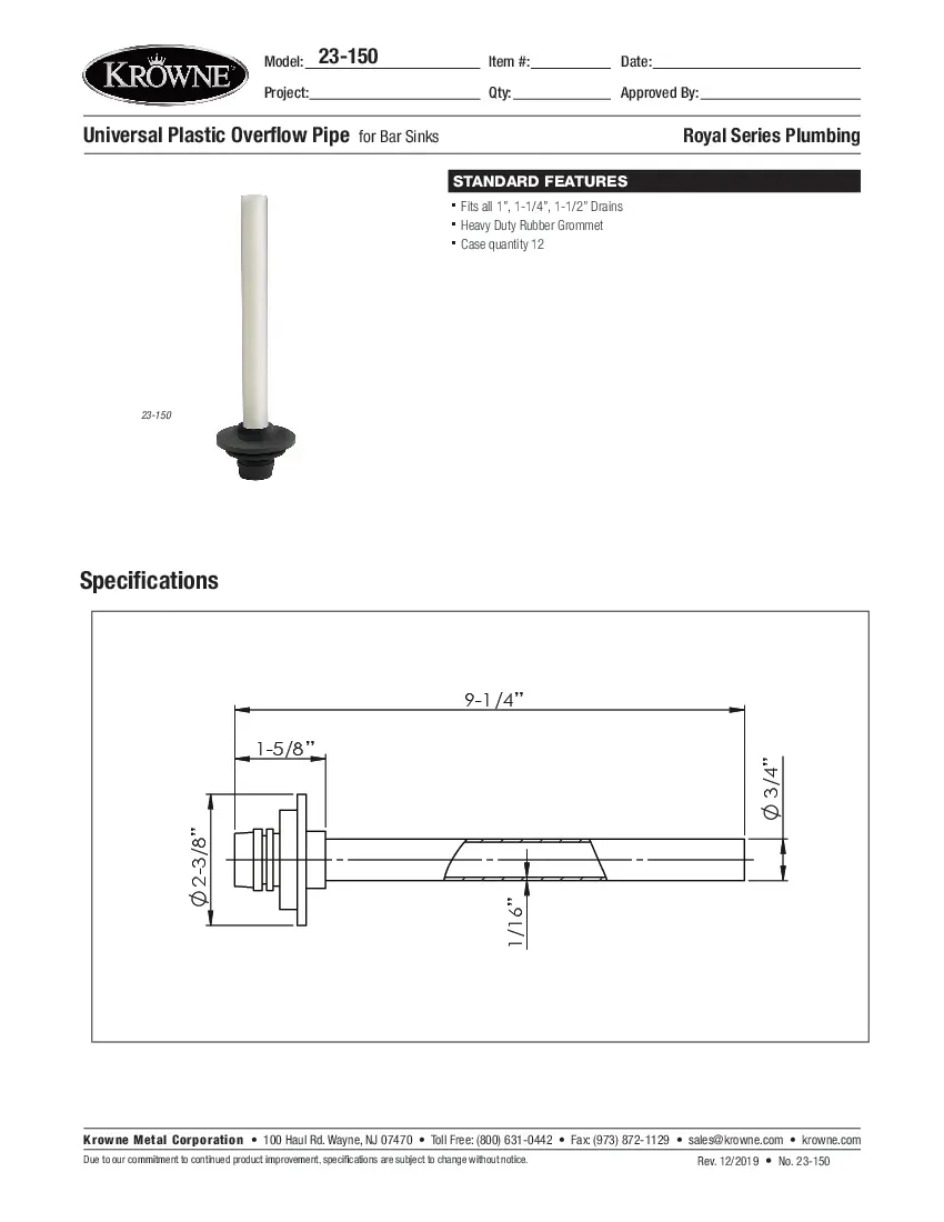 krowne-metal-23-150-plumbing-parts-accessories-specsheet-260221n0g09w.pdf