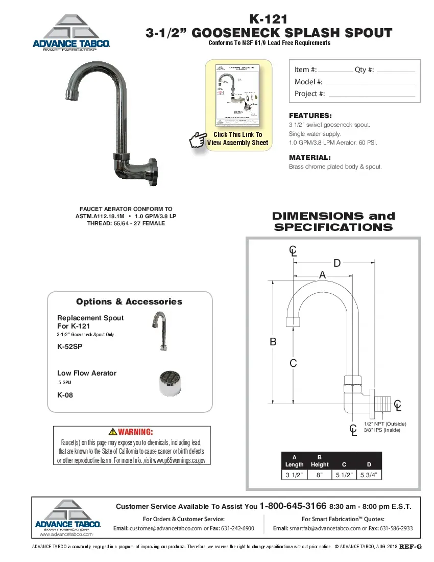 advance-tabco-k-121-faucet-spout-nozzle-specsheet-260221x6hupz.pdf