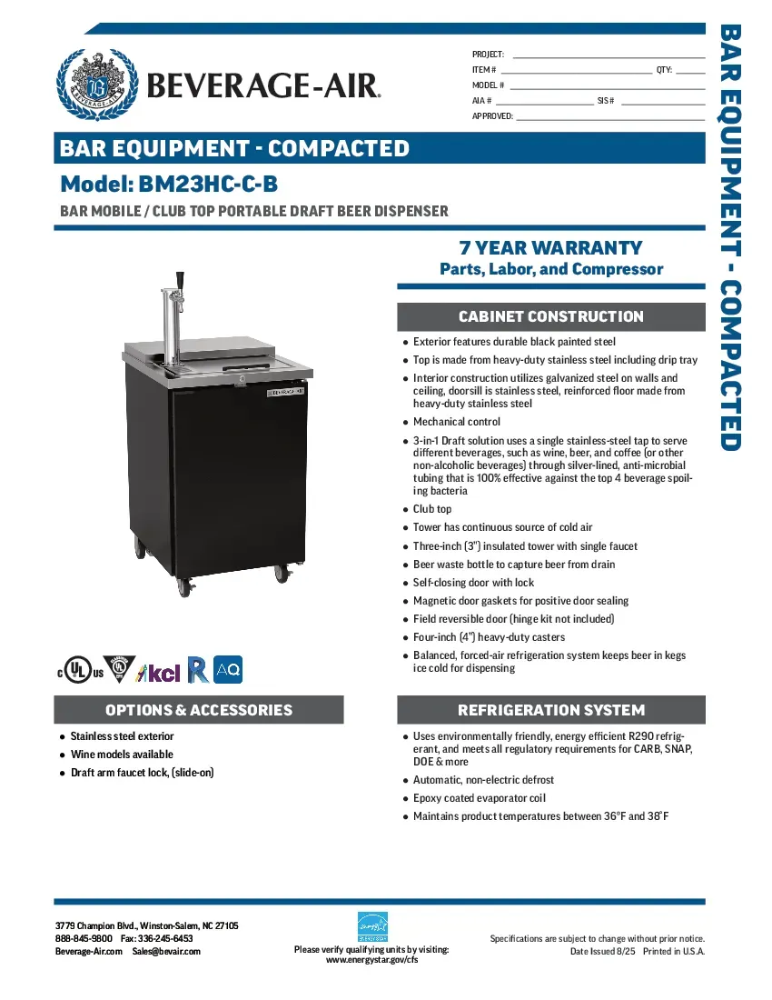 beverage-air-bm23hc-c-b-draft-beer-cooler-24-w-black-specsheet-260707fhcx7g.pdf