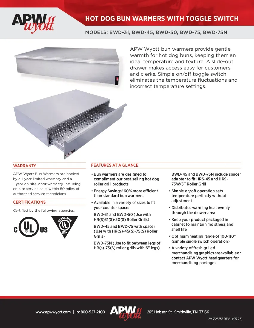 apw-wyott-bwd-50-hot-dog-bun-roll-warmer-specsheet-260418spd5mb.pdf