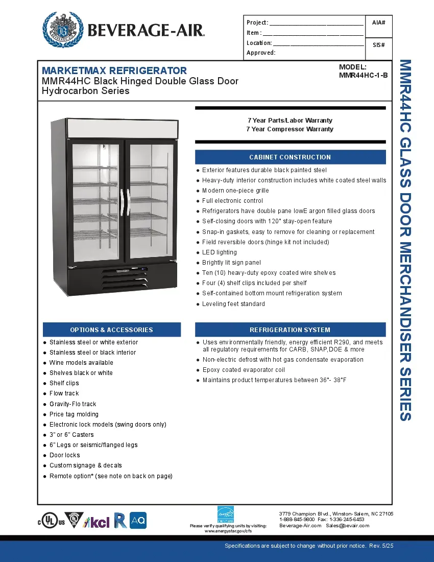 beverage-air-mmr44hc-1-b-refrigerator-merchandiser-specsheet-2602216e3esn.pdf