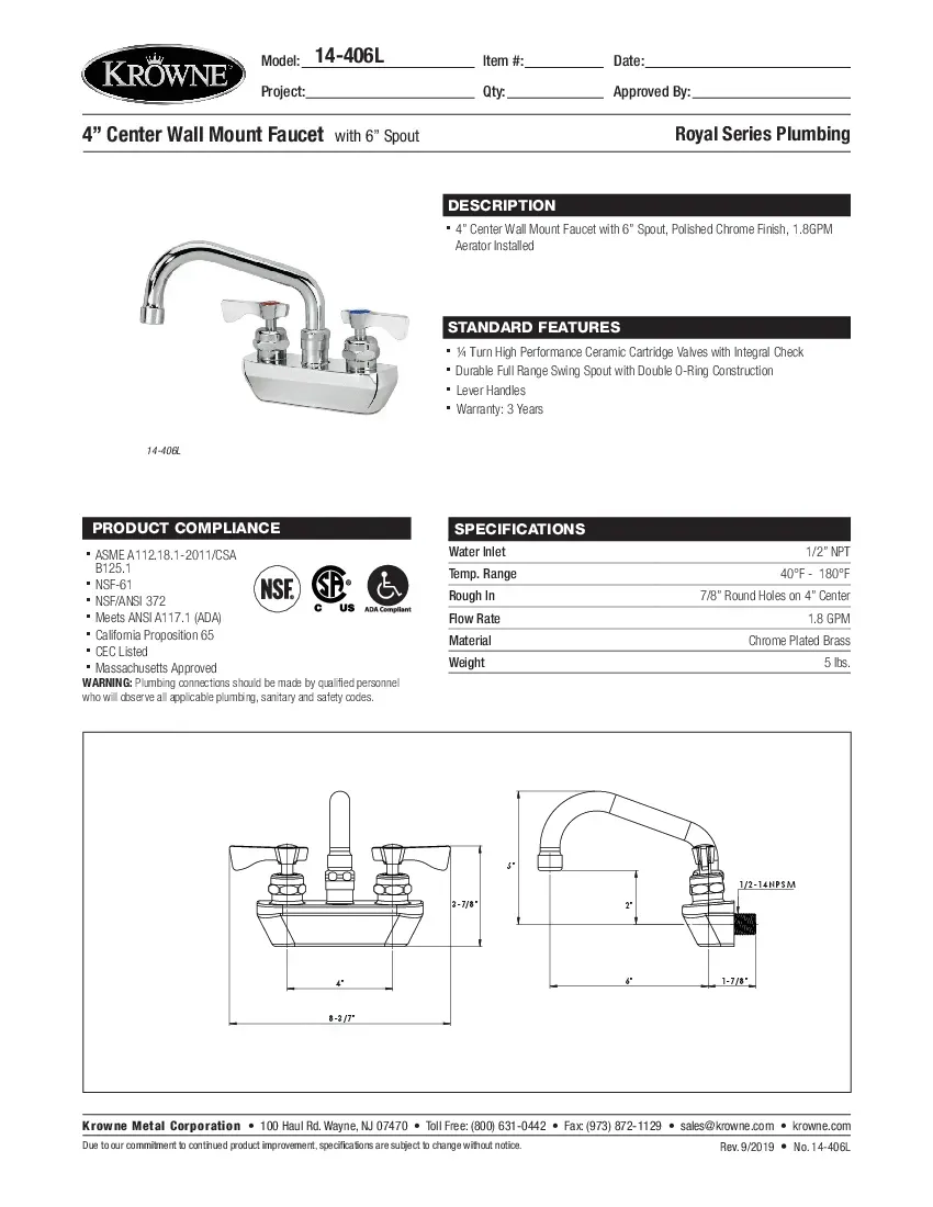 krowne-metal-14-406l-standard-faucet-specsheet-26022190afb3.pdf