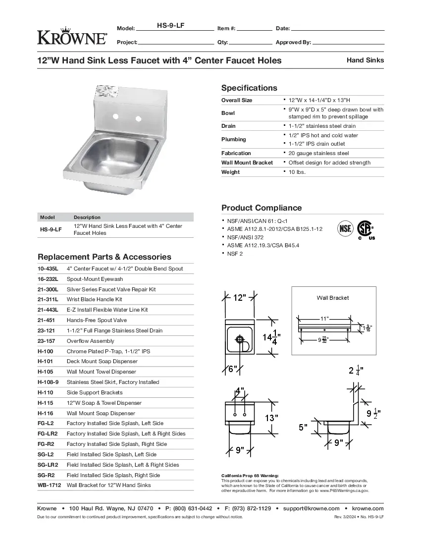 krowne-metal-hs-9-lf-hand-sinks-specsheet-260221fa0imz.pdf
