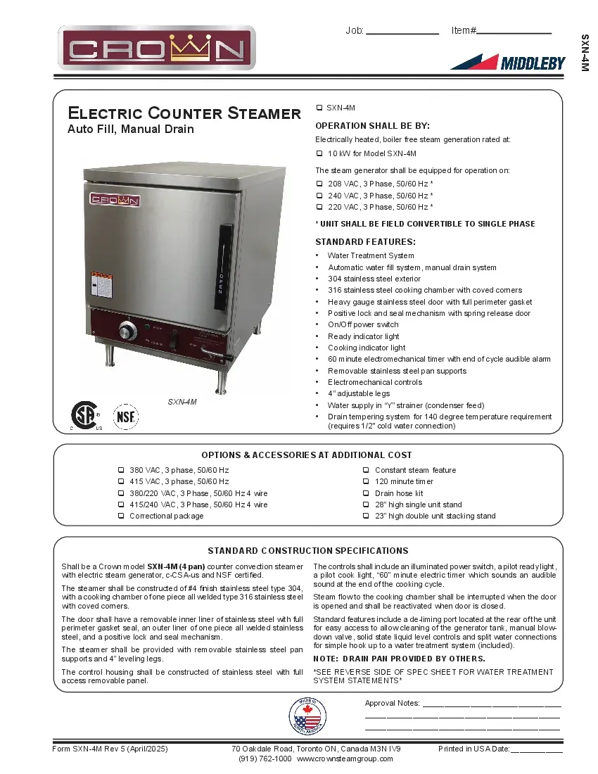 crown-steam-sxn-4m-counter-steamer-specsheet-2604261x44yj.pdf