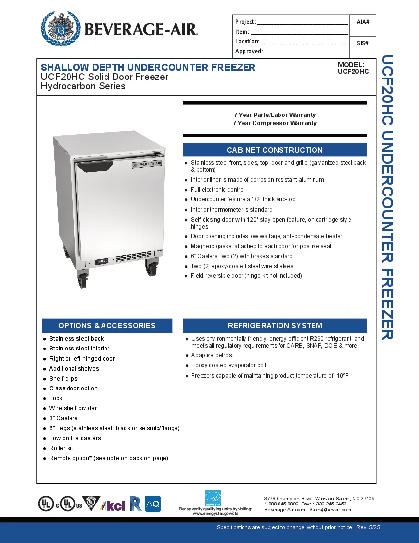 beverage-air-ucf20hc-freezer-undercounter-reach-in-specsheet-26022164k38u.pdf