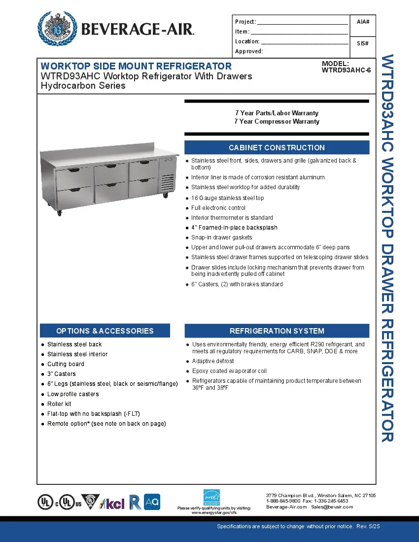beverage-air-wtrd93ahc-6-refrigerated-counter-work-top-specsheet-260221udmo60.pdf
