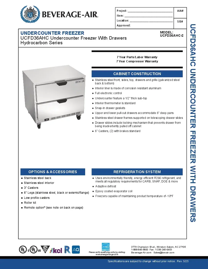 beverage-air-ucfd36ahc-2-freezer-undercounter-reach-in-specsheet-2602214s6j6e.pdf