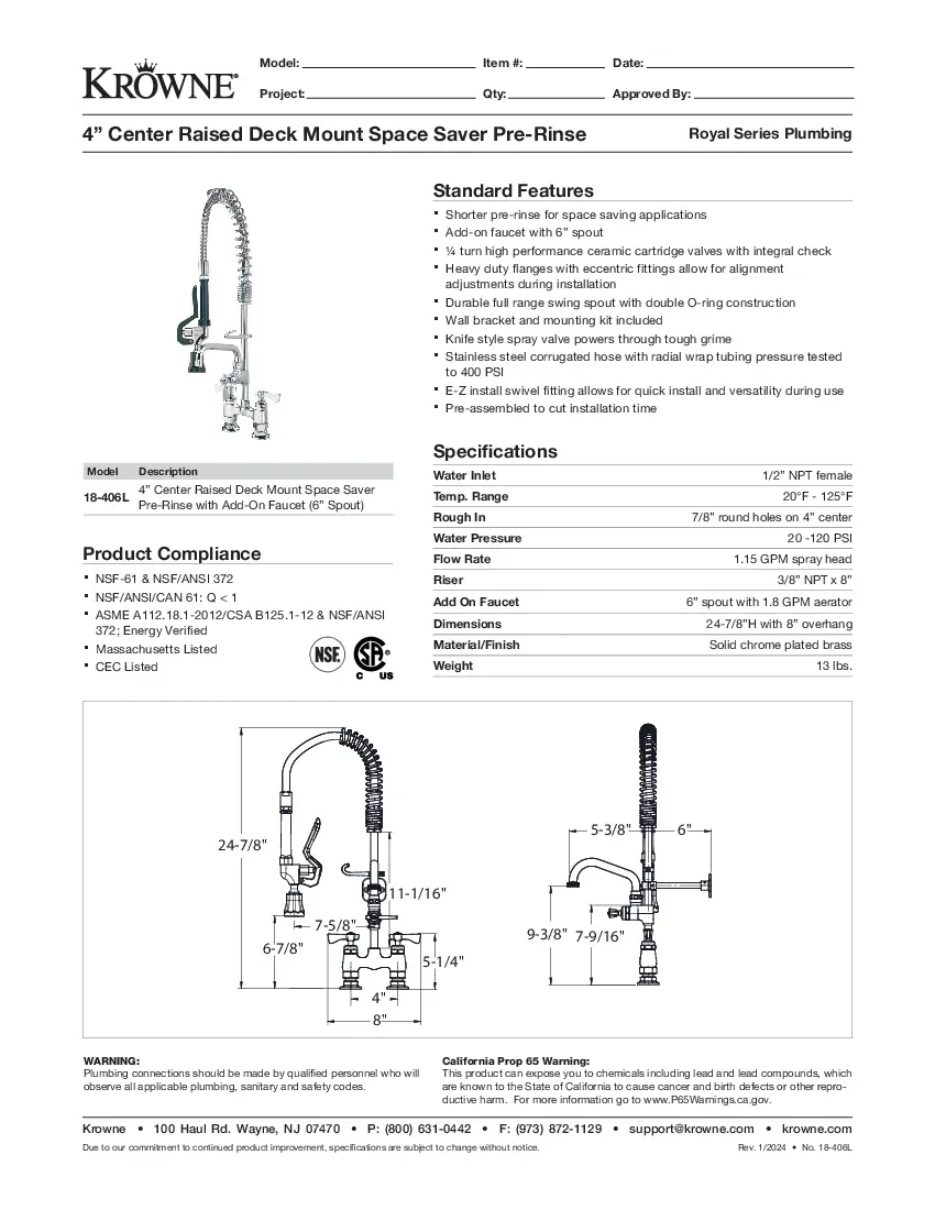 krowne-metal-18-406l-pre-rinse-faucet-1-15-gpm-chrome-plated-deck-mount-spe-2607075a2g9l.pdf