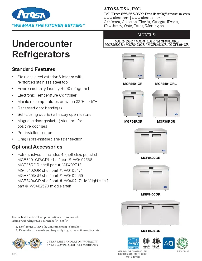 atosa-usa-mgf24rgr-undercounter-refrigerators-specsheet-260221e80t39.pdf