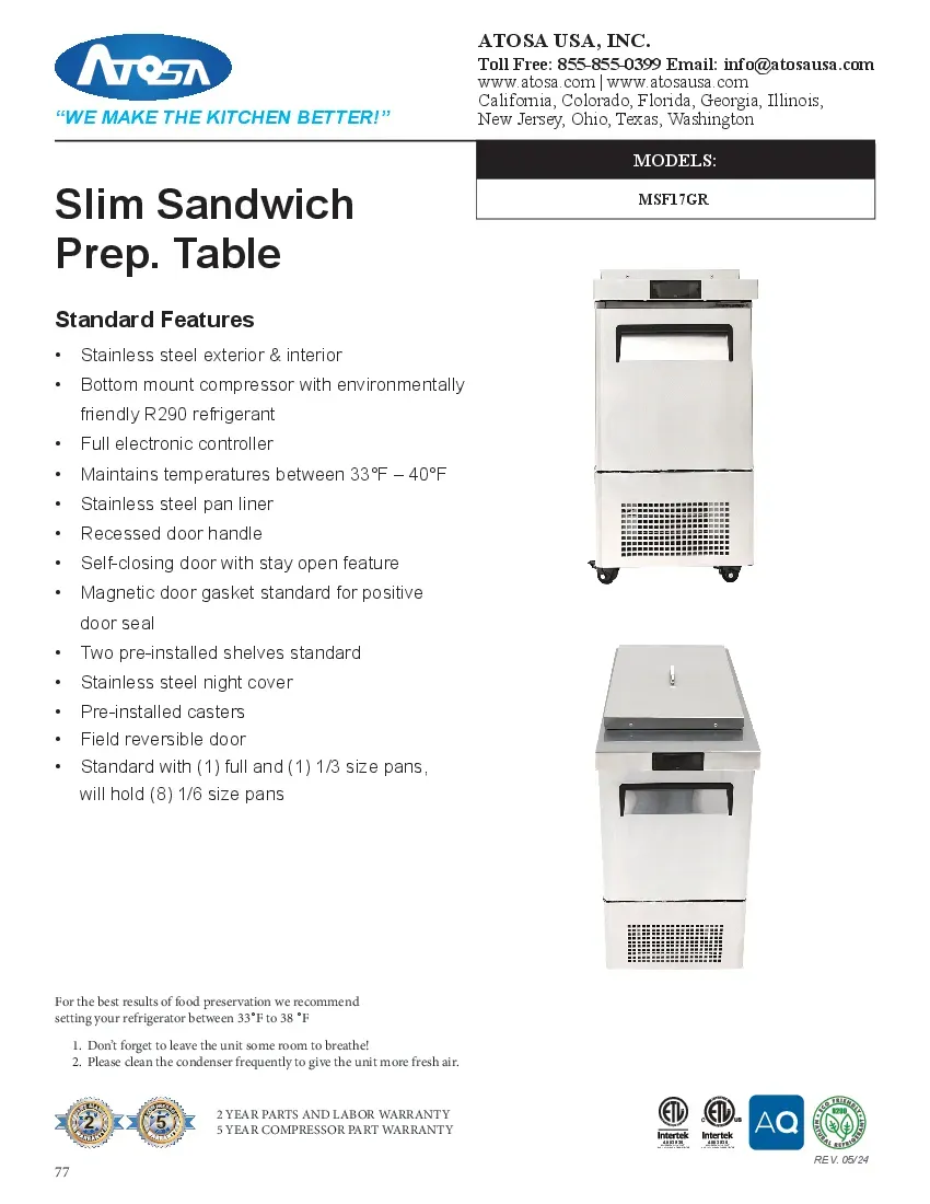 atosa-usa-msf17gr-ntcv-standard-top-sandwich-prep-tables-specsheet-260221tw150s.pdf
