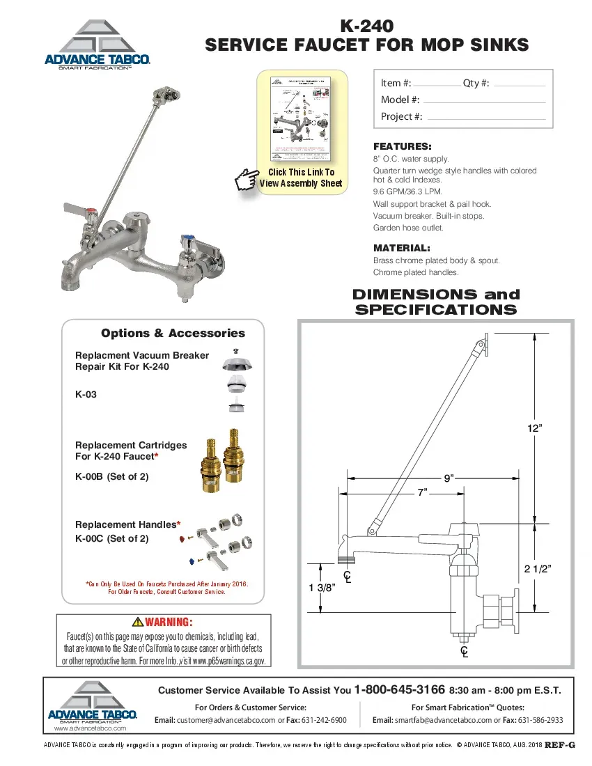 advance-tabco-k-240-faucet-service-sink-specsheet-26022145s1p0.pdf