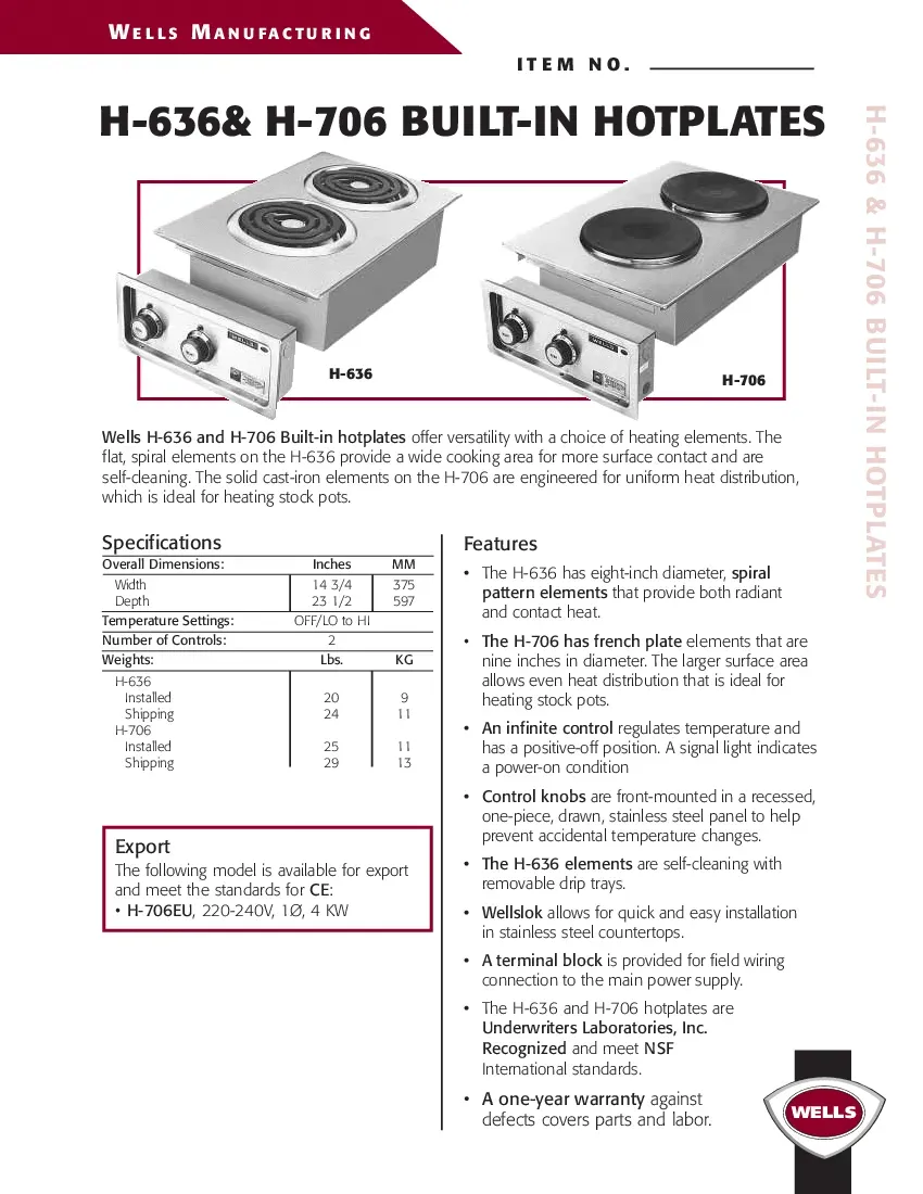 wells-5i-h636-hotplate-built-in-electric-specsheet-260328oq25fg.pdf