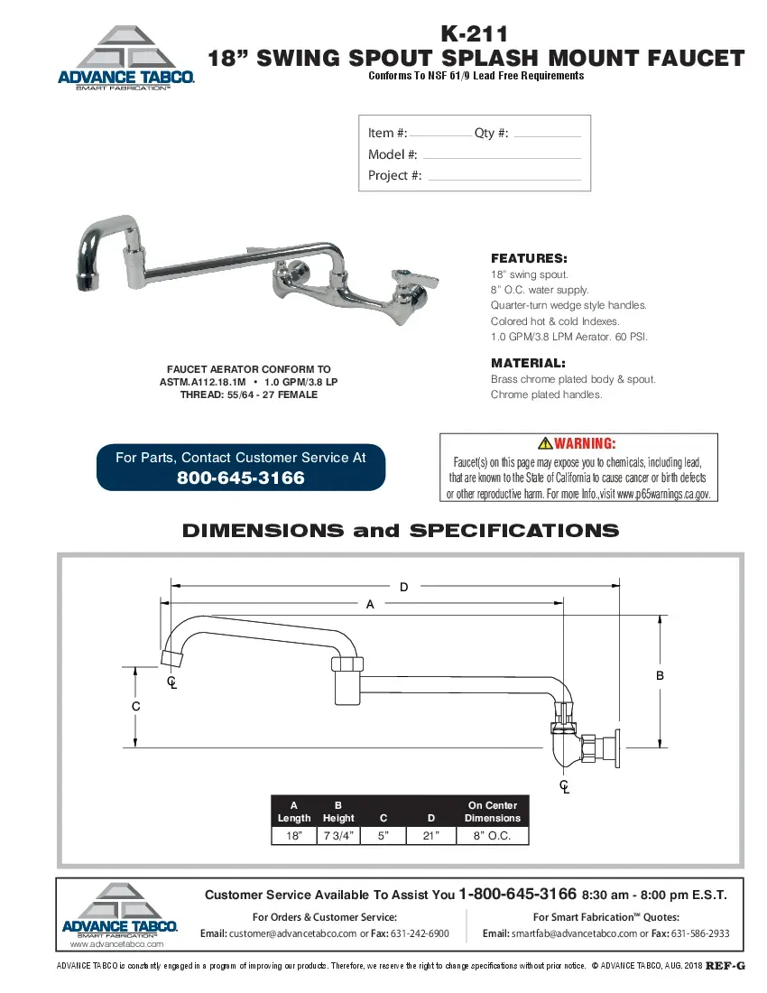 advance-tabco-k-211sp-faucet-spout-nozzle-specsheet-260221jy17jr.pdf