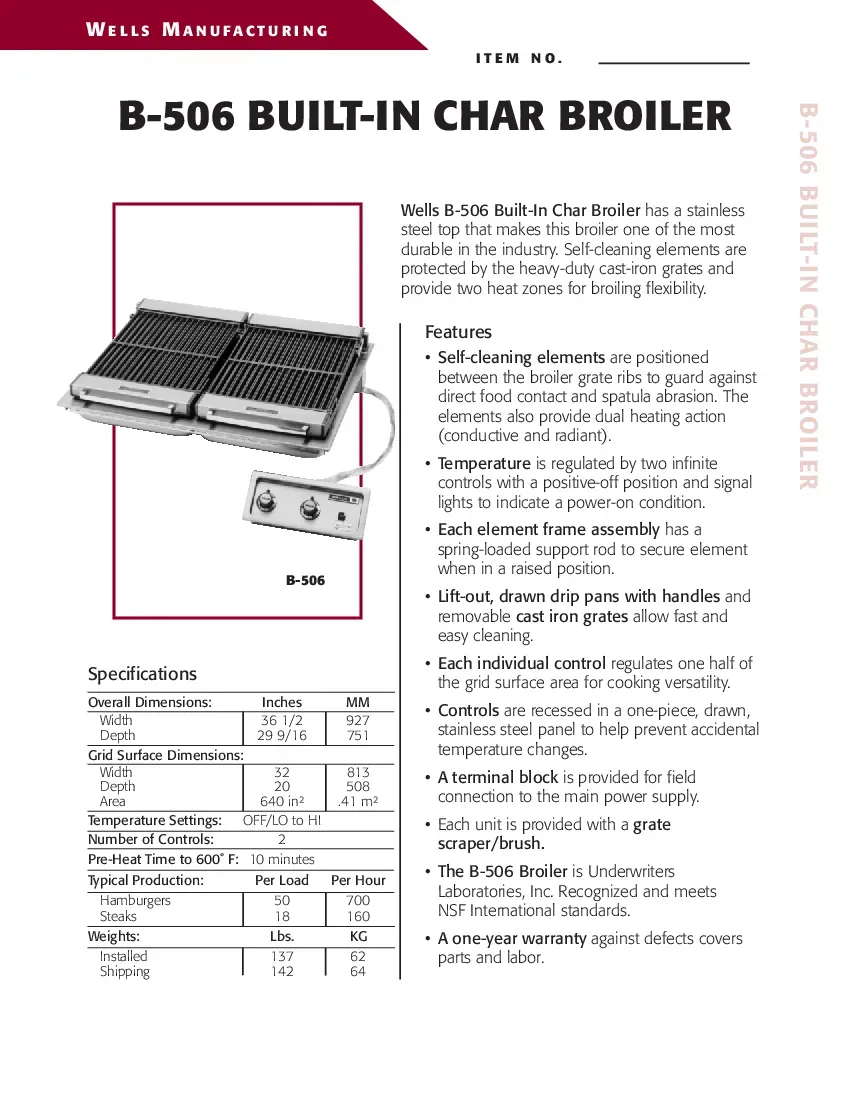 wells-b-506-charbroiler-electric-built-in-specsheet-260426y7iy2g.pdf