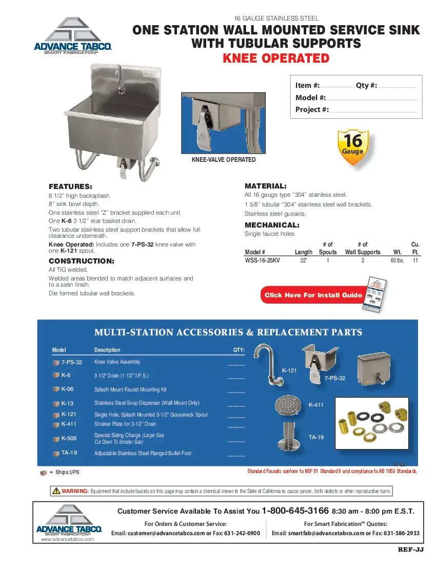 advance-tabco-wss-16-25kv-sink-hand-specsheet-2602214lv2d0.pdf