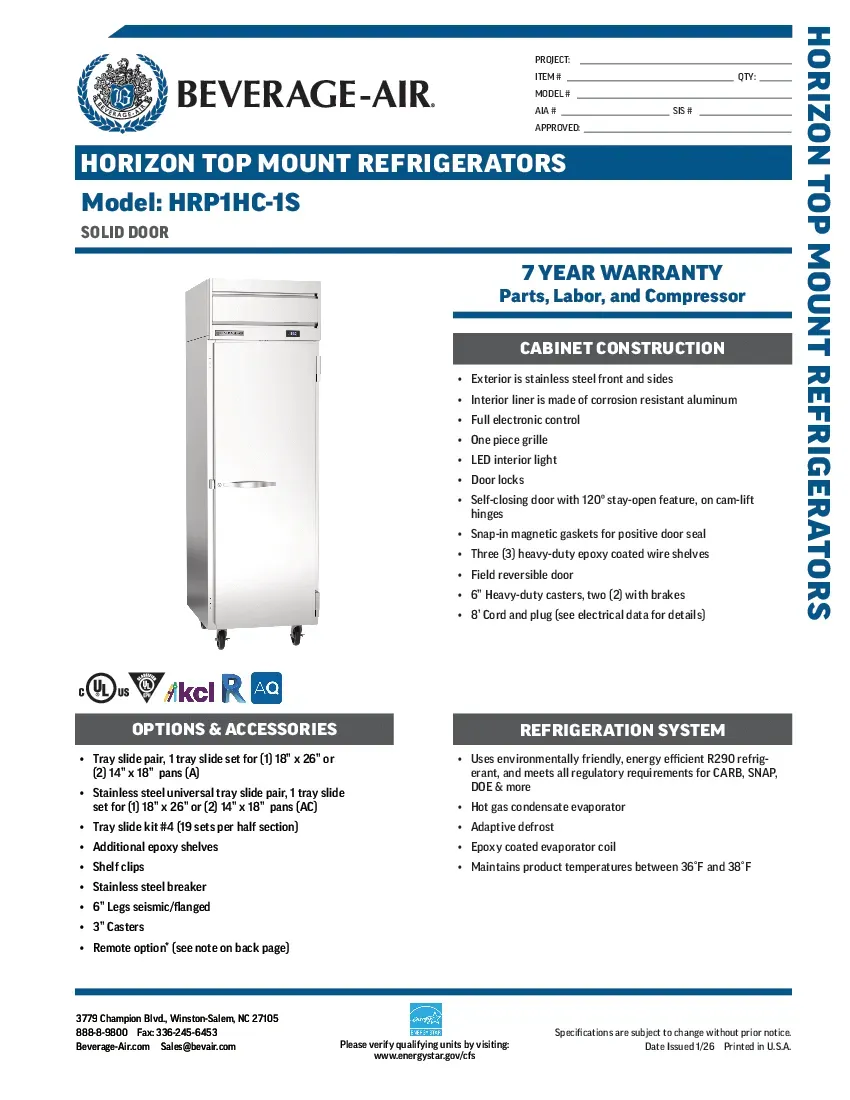 beverage-air-hrp1hc-1s-refrigerator-reach-in-specsheet-2602219oo3p4.pdf