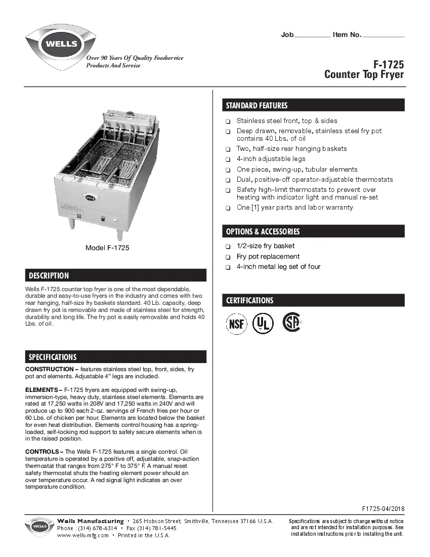 wells-5e-f1725-208v-3ph-fryer-electric-countertop-full-pot-specsheet-2603285gc2az.pdf