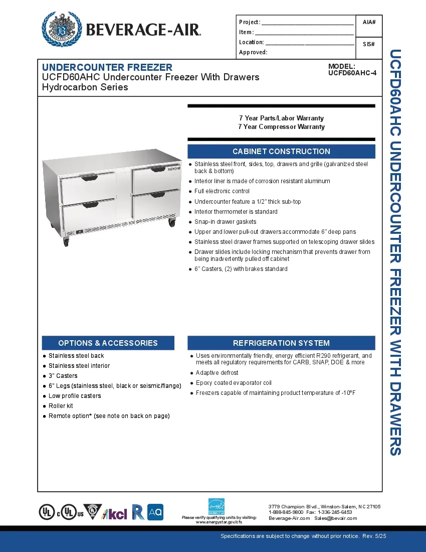 beverage-air-ucfd60ahc-4-freezer-undercounter-reach-in-specsheet-260221m94z68.pdf