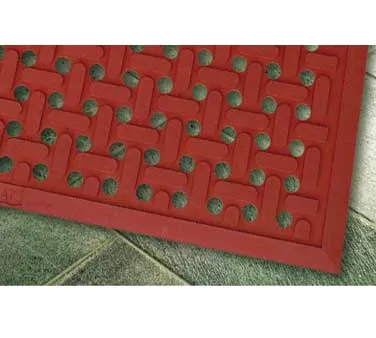 Cactus Mat 2540-R15, Floor Mat, Anti-Fatigue, Red, Rubber