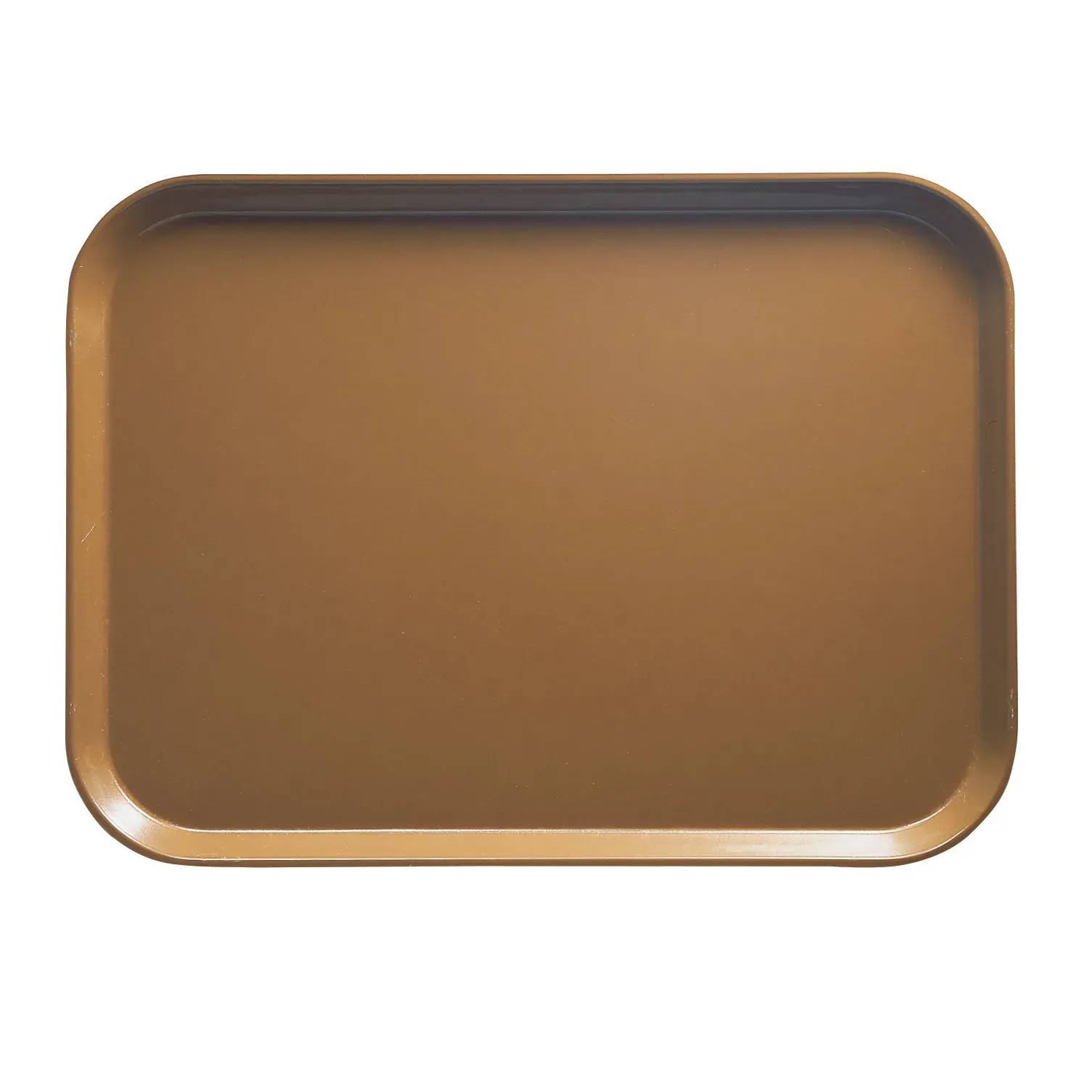 Cambro 57508, Cafeteria Tray, Fiberglass, Brown, Rectangular
