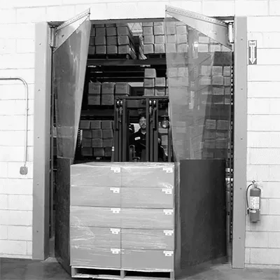 Curtron Products MP-C-250-8496, Cooler Freezer Door, Flexible, 84" W, Clear
