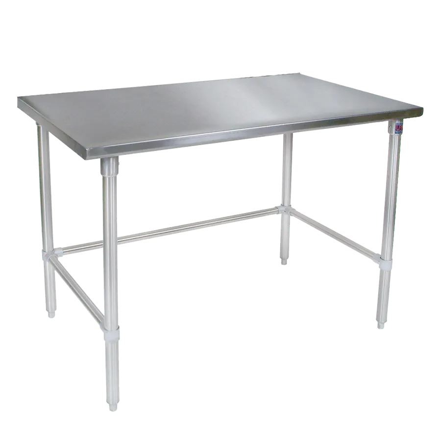 John Boos ST4-30132SBK, Work Table, 121" - 132", Stainless Steel Top, 132" W
