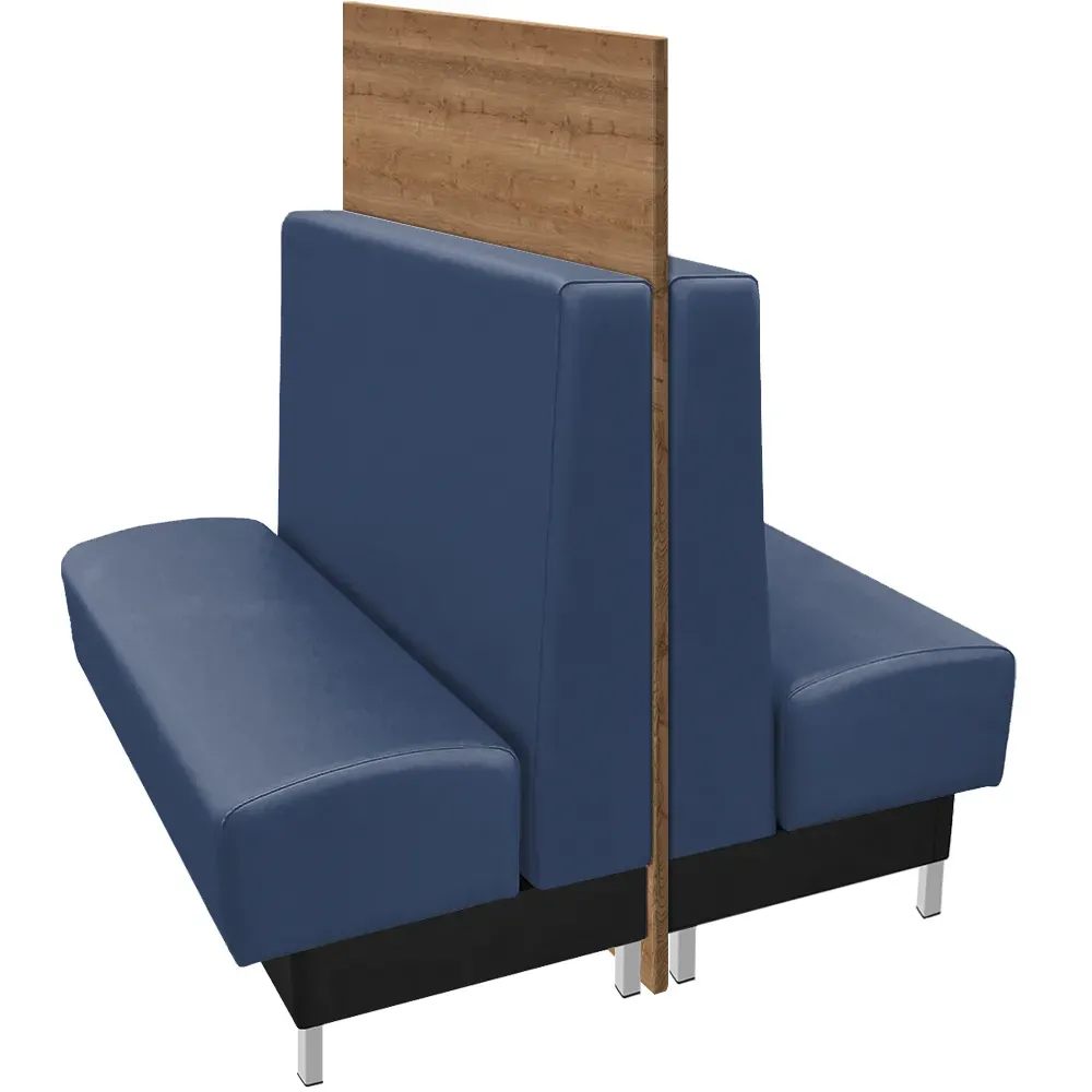 Oak Street BDF-7242-DBL-NAVY-T1, Seating, Booth, Double, 72" L