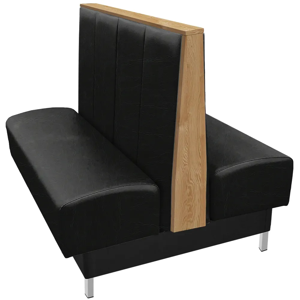Oak Street BURT-2442-DBL-EB, Seating, Booth, Double, 24" L