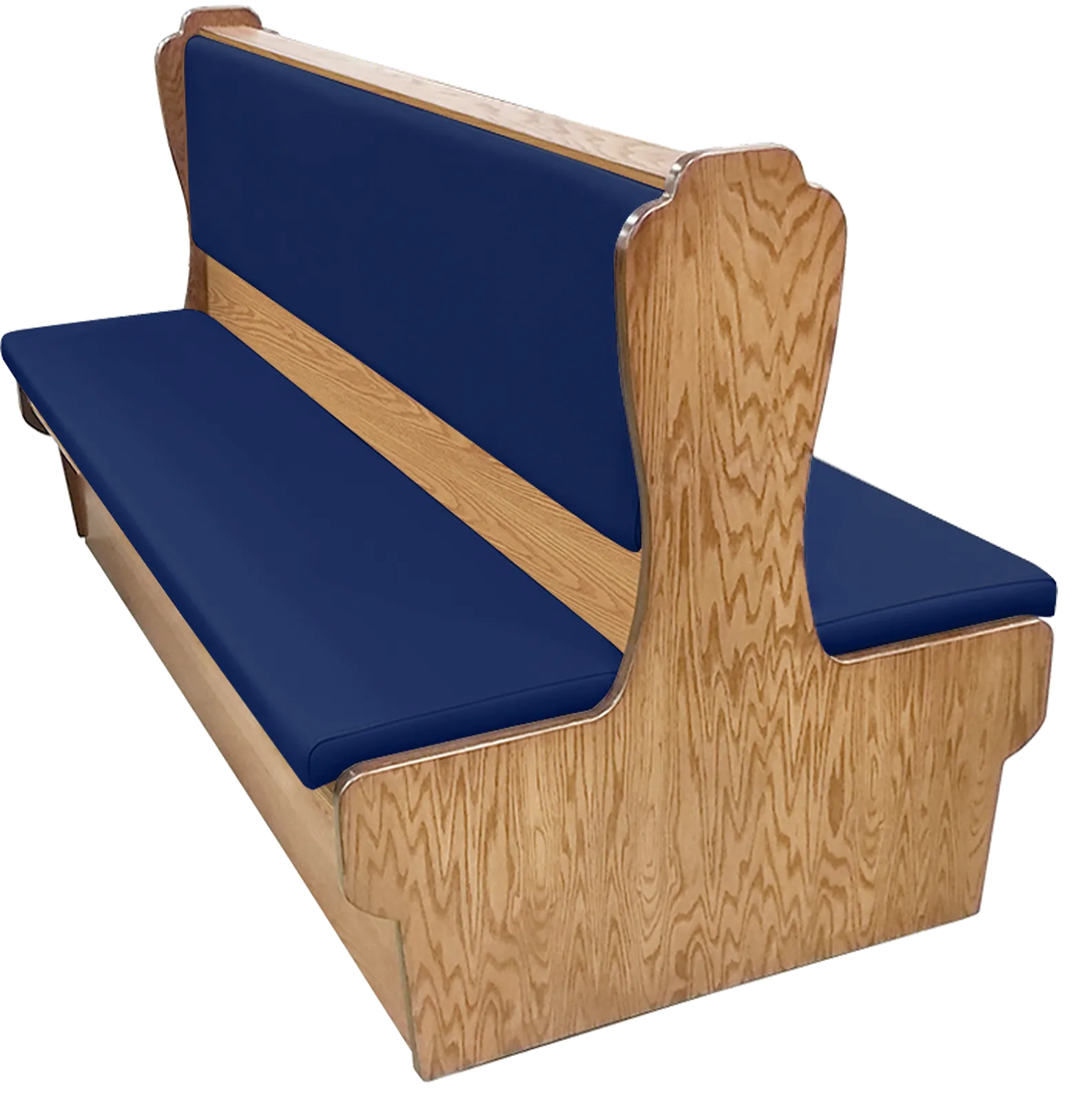 Oak Street DRN-9642-DBL-VSUB-NAVY, Booth, 96" L, Upholstered