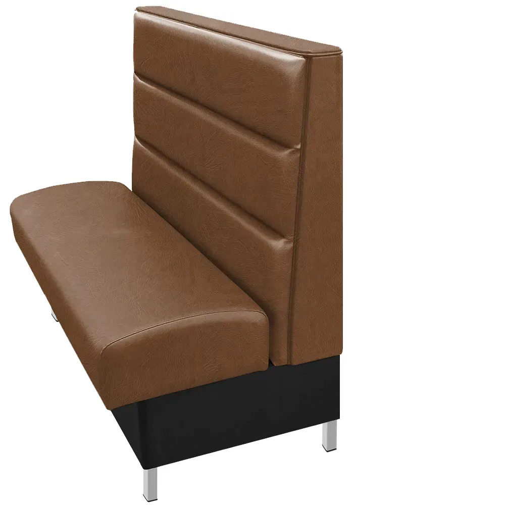 Oak Street HUD-7242-SGL-OB, Seating, Booth, Single, 72" L