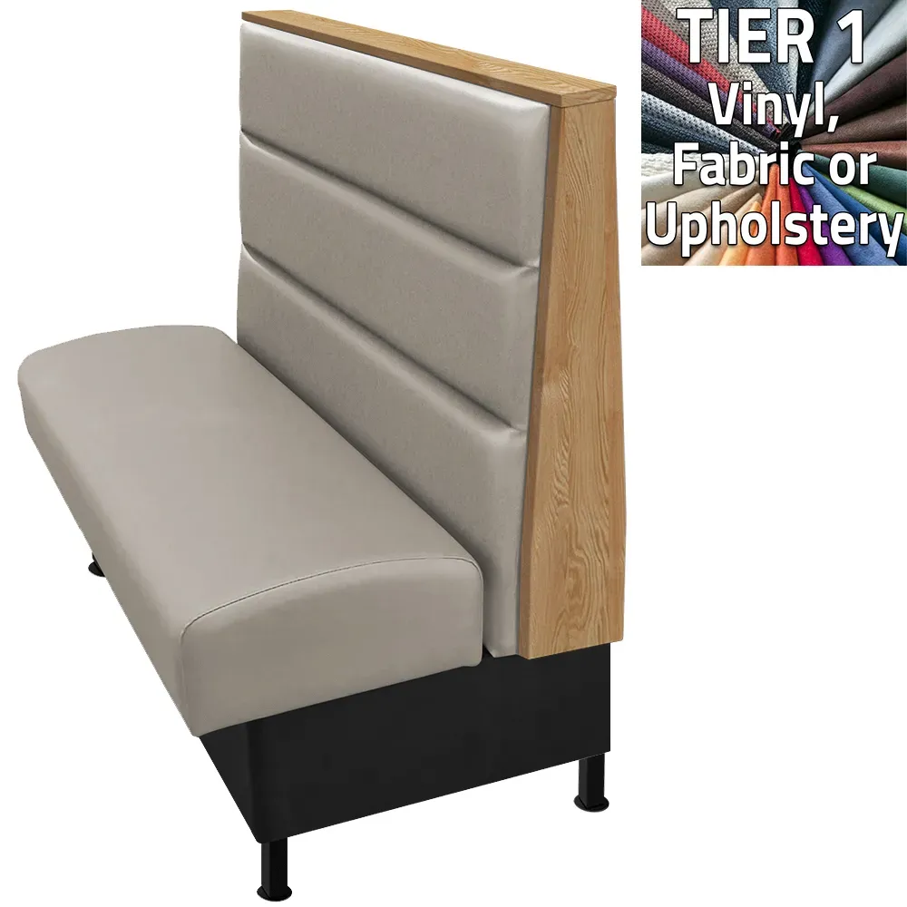 Oak Street KGY-8442-SGL-T1, Seating, Booth, Single, 84" L