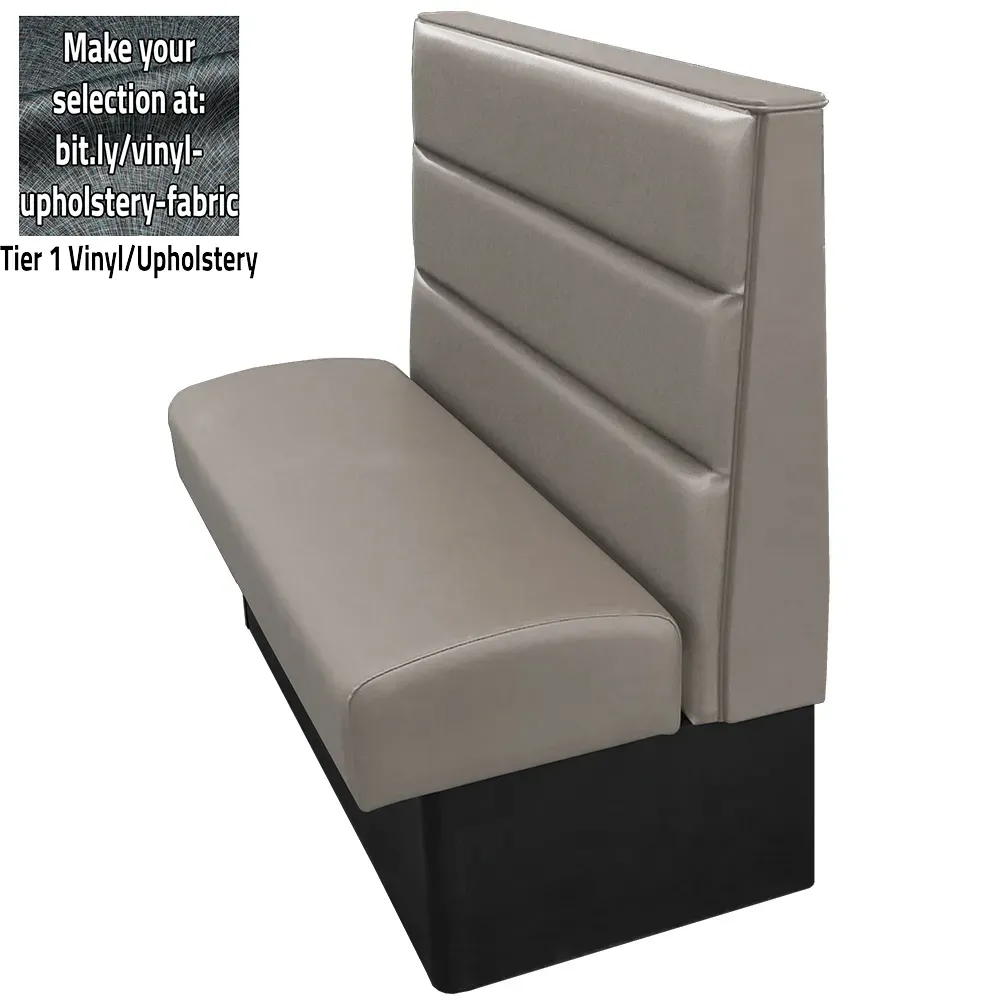 Oak Street LU-2442-SGL-T1, Booth, 24" L, Upholstered